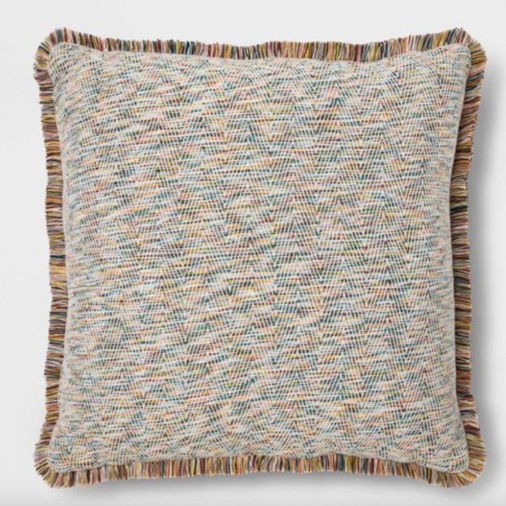 Opalhouse Fringe Decorative Throw Pillow 24 in x 24 in